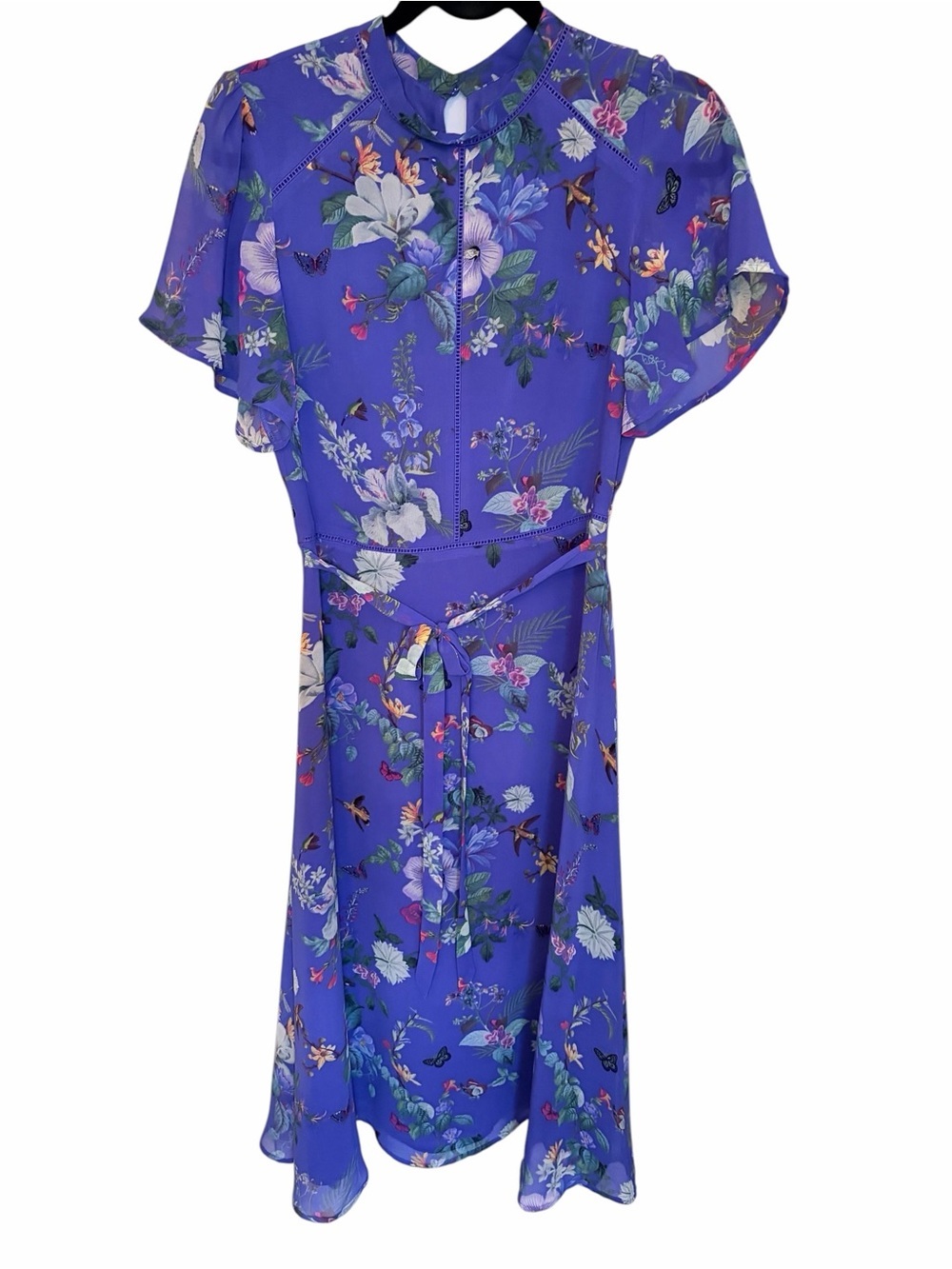 Oasis Vibrant Purple Floral Dress
